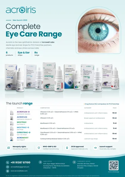 Acroiris eye care cover