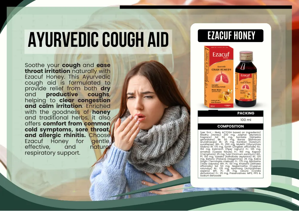 Acroveda & Dermacare catalogue, page 28: Ezacuf Honey