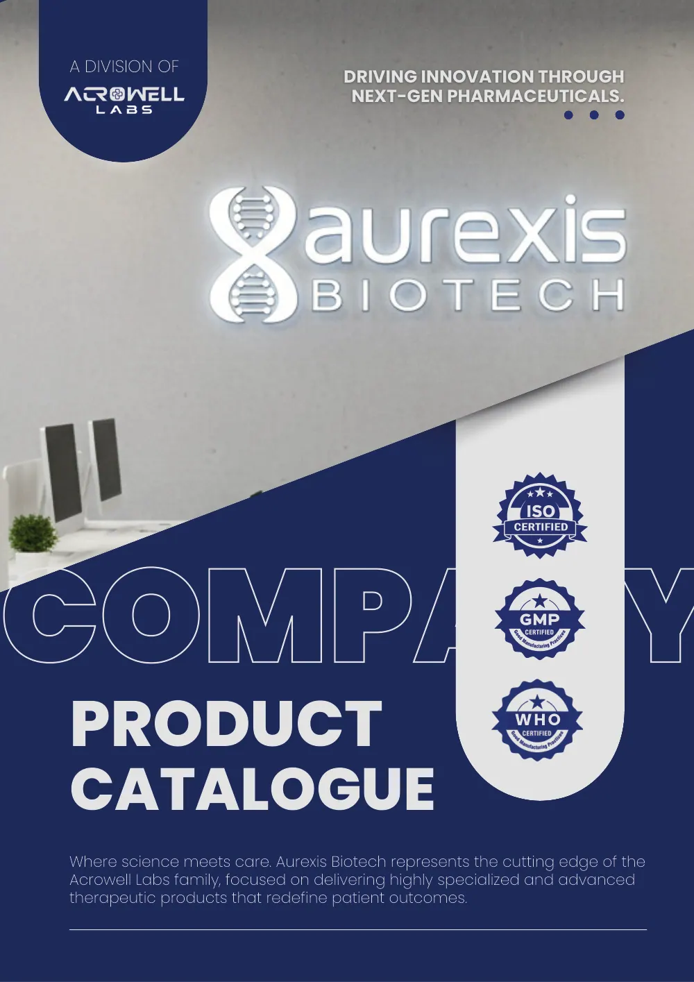 Aurexis Biotech catalogue, page 1