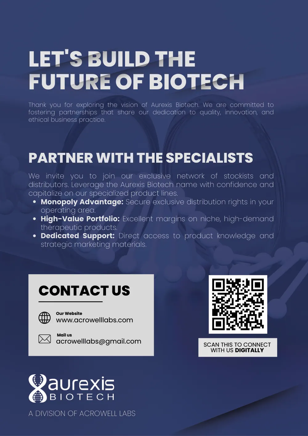 Aurexis Biotech catalogue, page 28