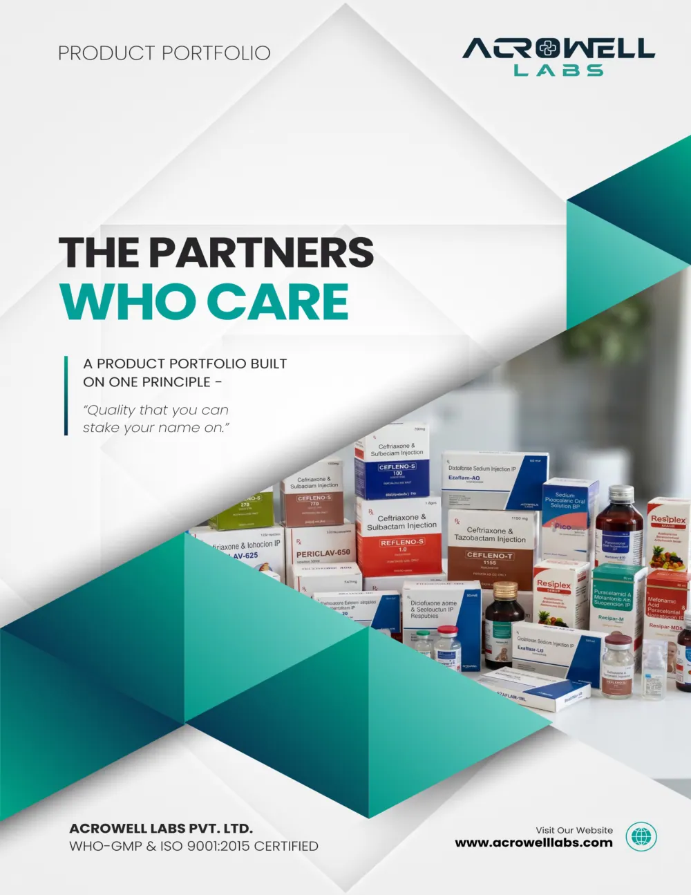 Acrowell Labs product list, page 1