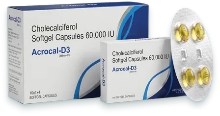 Acrocal-D3 softgels pack — Acrowell Labs