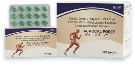 Acrocal Forte softgels pack — Acrowell Labs