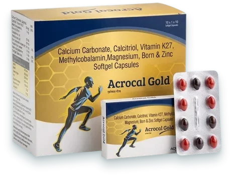 Acrocal Gold softgels pack — Acrowell Labs