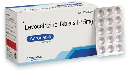 Acrocet-5 tablets pack — Acrowell Labs