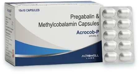 Acrocob-P capsules pack — Acrowell Labs