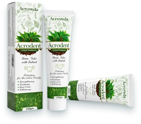 Acrodent Toothpaste oral care pack — Acroveda