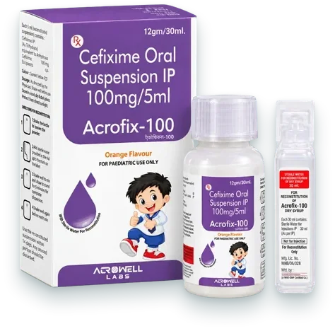 Acrofix-100 dry syrups pack — Acrowell Labs