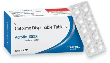 Acrofix-100DT tablets pack — Acrowell Labs