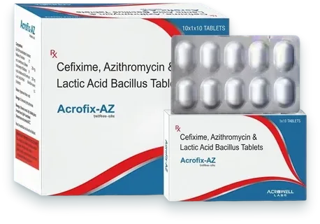 Acrofix-AZ tablets pack — Acrowell Labs