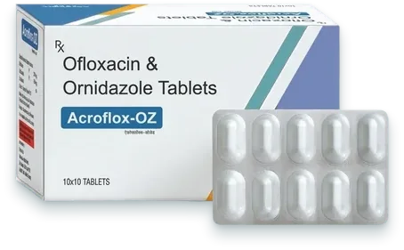 Acroflox-OZ tablets pack — Acrowell Labs