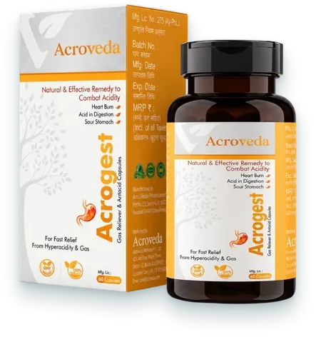 Acrogest capsules pack — Acroveda