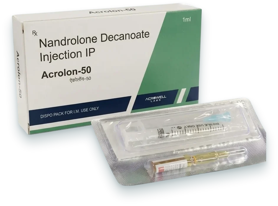 Acrolon-50 (Nandrolone Decanoate 50mg Injection) injections pack by Acrowell Labs