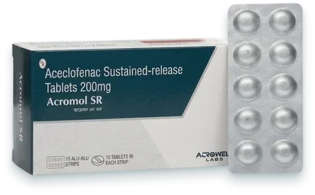 Acromol-SR tablets pack — Acrowell Labs