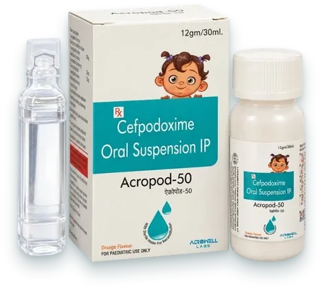 Acropod-50 dry syrups pack — Acrowell Labs
