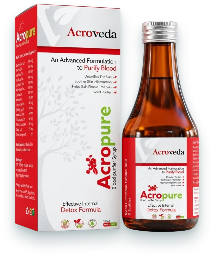 Acropure (Ayurvedic Blood Purifier Syrup) syrups & suspensions pack by Acroveda