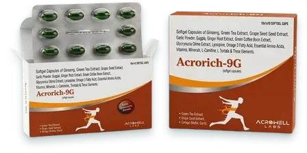 Acrorich-9G softgels pack — Acrowell Labs