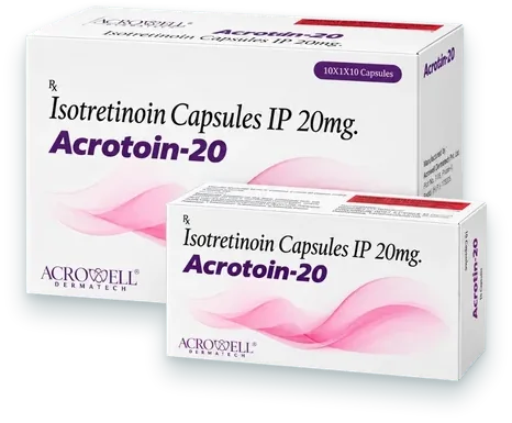 Acrotoin-20 softgels pack — Acrowell Dermacare