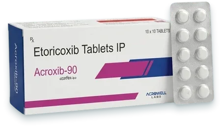Acroxib-90 tablets pack — Acrowell Labs