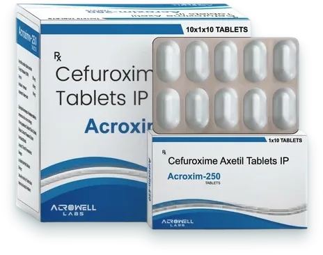 Acroxim-250 tablets pack — Acrowell Labs