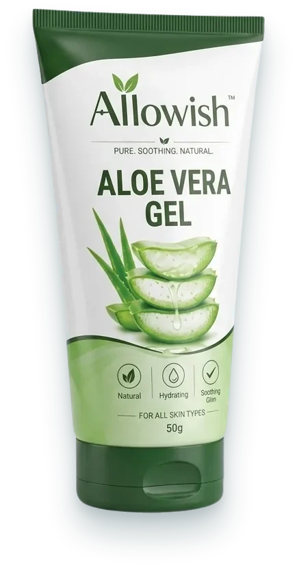 Allowish Gel (Aloe Vera Gel) creams, gels & ointments pack by Acrowell Dermacare