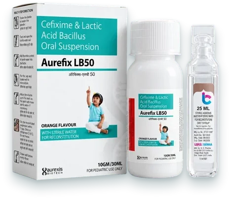 Aurefix-LB50 syrups & suspensions pack — Aurexis Biotech