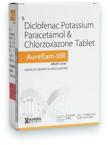 Aureflam-MR tablets pack — Aurexis Biotech
