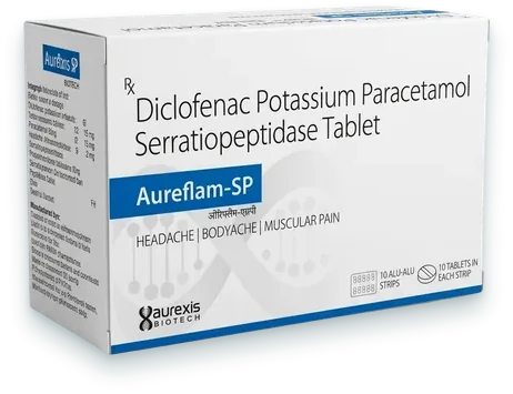 Aureflam-SP tablets pack — Aurexis Biotech