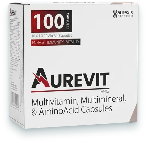 Aurevit softgels pack — Aurexis Biotech