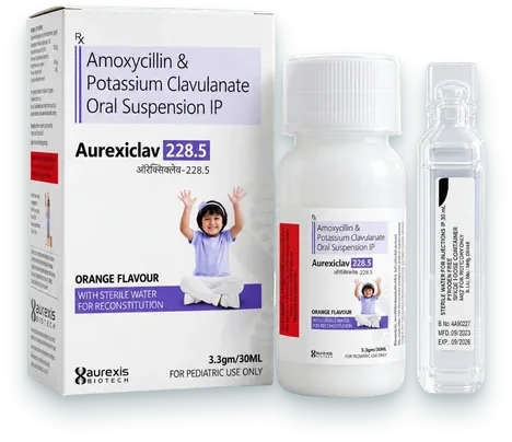 Aurexiclav-228.5 dry syrups pack — Aurexis Biotech