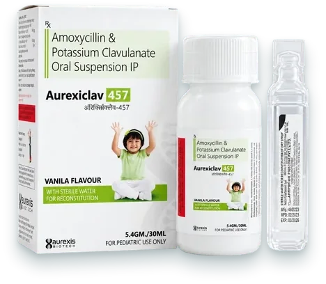 Aurexiclav-457 dry syrups pack — Aurexis Biotech