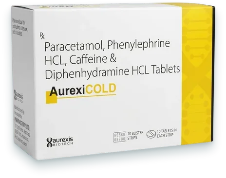 Aurexicold tablets pack — Aurexis Biotech