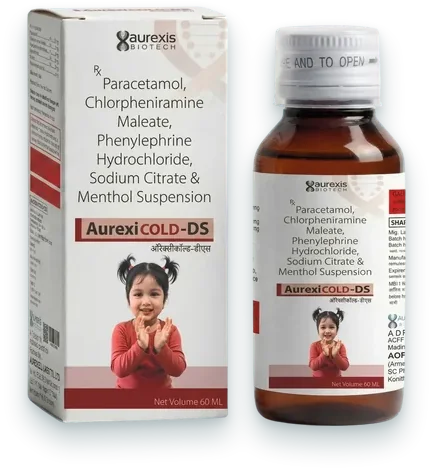 Aurexicold-DS syrups & suspensions pack — Aurexis Biotech