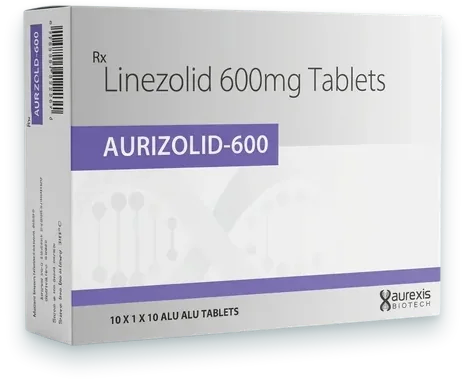 Aurizolid-600 tablets pack — Aurexis Biotech