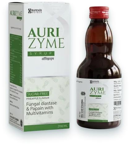 Aurizyme syrups & suspensions pack — Aurexis Biotech