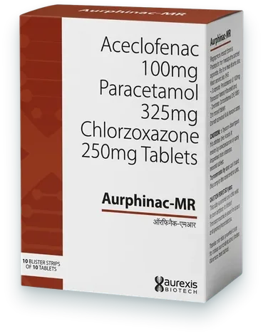 Aurphinac-MR tablets pack — Aurexis Biotech