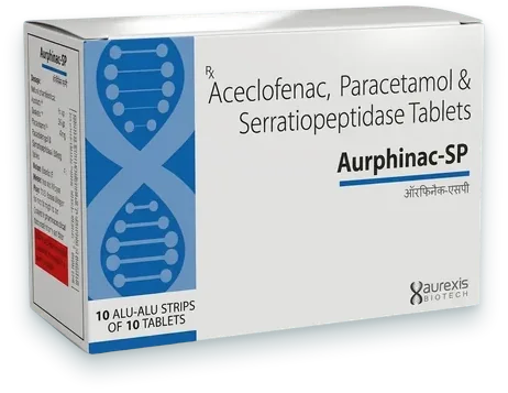 Aurphinac-SP tablets pack — Aurexis Biotech