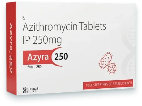 Azyra-250 tablets pack — Aurexis Biotech