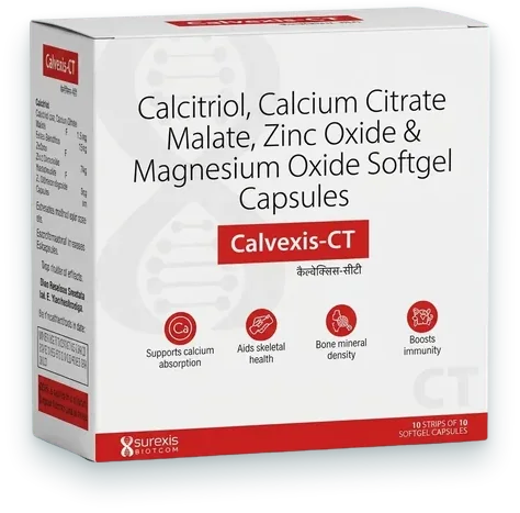 Calvexis-CT softgels pack — Aurexis Biotech