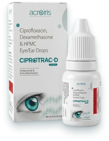 Ciprotrac-D eye & ear drops pack — Acroiris