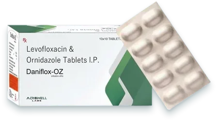 Daniflox-OZ tablets pack — Acrowell Labs