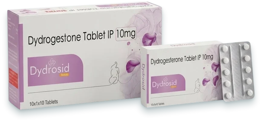 Dydrosid (Dydrogesterone 10mg Tablet) tablets pack by Acrowell Labs