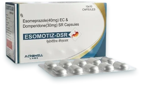 Esomotiz-DSR capsules pack — Acrowell Labs
