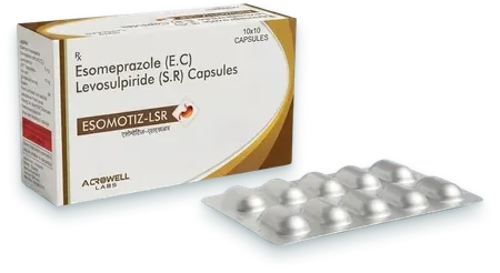 Esomotiz-LSR capsules pack — Acrowell Labs