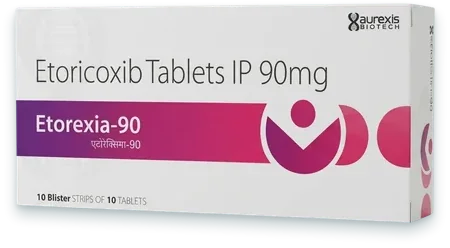 Etorexia-90 tablets pack — Aurexis Biotech