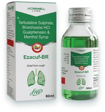 Ezacuf-BR syrups & suspensions pack — Acrowell Labs