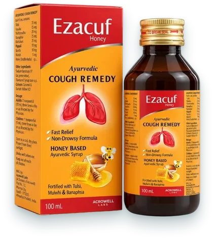 Ezacuf Honey syrups & suspensions pack — Acroveda
