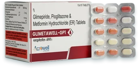 Glimetawell-GP1 tablets pack — Acrowell Lifecare
