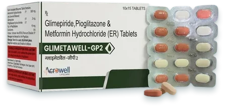 Glimetawell-GP2 tablets pack — Acrowell Lifecare