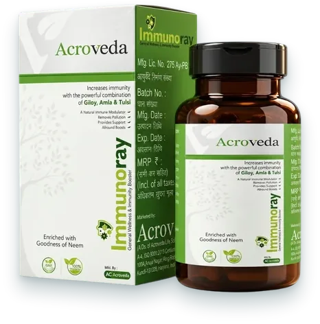 Immunoray Capsules capsules pack — Acroveda